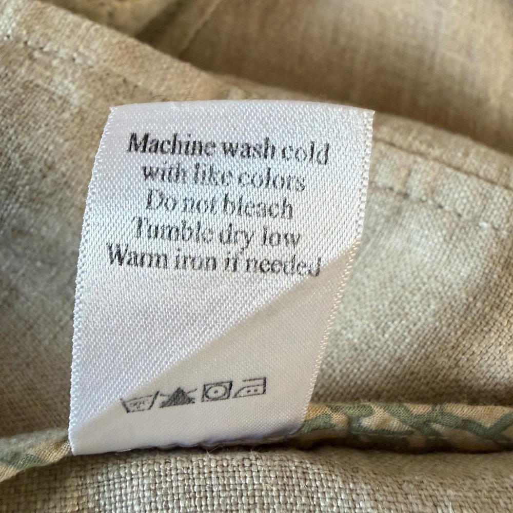Coldwater Creek Linen Button Front‎ Jacket Beige W18 Women's - Picture 5 of 9